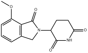 3-(7-methoxy-1-oxoisoindolin-2-yl)piperidine-2,6-dione Structure