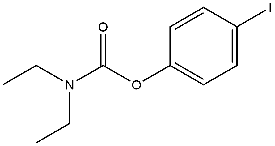 4-Iodophenyl N,N-diethylcarbamate Structure