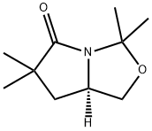 3H,5H-Pyrrolo[1,2-c]oxazol-5-one, tetrahydro-3,3,6,6-tetramethyl-, (7aR)- Structure