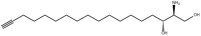17-Octadecyne-1,3-diol, 2-amino-, (2S,3R)- 구조식 이미지