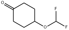 Cyclohexanone, 4-(difluoromethoxy)- Structure