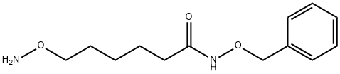 Hexanamide, 6-(aminooxy)-N-(phenylmethoxy)- Structure