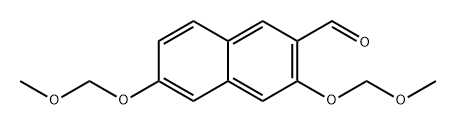 2-Naphthalenecarboxaldehyde, 3,6-bis(methoxymethoxy)- Structure