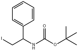 Carbamic acid, (2-iodo-1-phenylethyl)-, 1,1-dimethylethyl ester (9CI) Structure