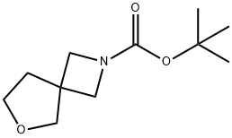 6-Oxa-2-azaspiro[3.4]octane-2-carboxylic acid, 1,1-dimethylethyl ester Structure