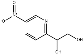 1-(5-Nitro-2-pyridinyl)-1,2-ethanediol 구조식 이미지