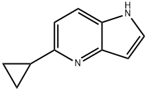 5-cyclopropyl-1H-pyrrolo[3,2-b]pyridine Structure