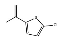 Thiophene, 2-chloro-5-(1-methylethenyl)- Structure