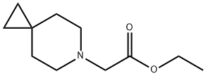 6-?Azaspiro[2.5]?octane-?6-?acetic acid, ethyl ester Structure