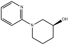 3-Piperidinol, 1-(2-pyridinyl)-, (3S)- Structure