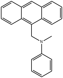 9-Anthracenemethanamine, N-methyl-N-phenyl- Structure