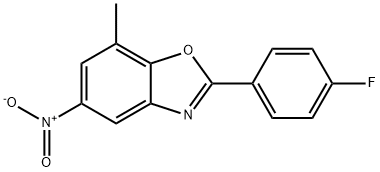 2-(4-Fluorophenyl)-7-methyl-5-nitro-1,3-benzoxazole Structure