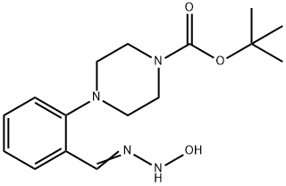 Tert-butyl 4-[2-[(Z)-N'-hydroxycarbamimidoyl]phenyl]piperazine-1-carboxylate 구조식 이미지
