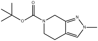 6H-Pyrazolo[3,4-c]pyridine-6-carboxylic acid, 2,4,5,7-tetrahydro-2-methyl-, 1,1-dimethylethyl ester Structure