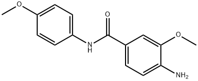 Benzamide, 4-amino-3-methoxy-N-(4-methoxyphenyl)- Structure