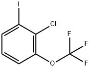 Benzene, 2-chloro-1-iodo-3-(trifluoromethoxy)- Structure