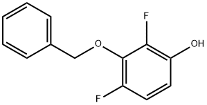 Phenol, 2,4-difluoro-3-(phenylmethoxy)- Structure