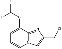 2-(chloromethyl)-8-(difluoromethoxy)imidazo[1,2-a]pyridine Structure