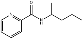 2-Pyridinecarboxamide, N-(1-methylbutyl)- Structure