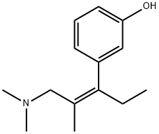 Phenol, 3-[(1Z)-3-(dimethylamino)-1-ethyl-2-methyl-1-propen-1-yl]- 구조식 이미지