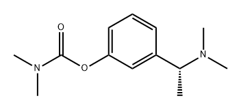 Carbamic acid, N,N-dimethyl-, 3-[(1R)-1-(dimethylamino)ethyl]phenyl ester Structure