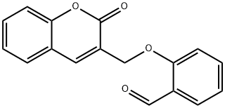 2-((2-Oxo-2H-chromen-3-yl)methoxy)benzaldehyde 구조식 이미지