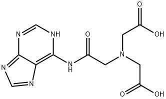 2,2''-((2-((1H-Purin-6-yl)amino)-2-oxoethyl)azanediyl)diacetic acid 구조식 이미지