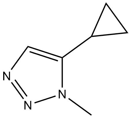 5-Cyclopropyl-1-methyl-1H-1,2,3-triazole Structure