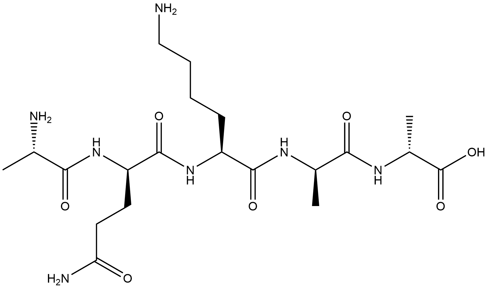 ALA-D-ISOGLUTAMINYL-LYS-D-ALA-D-ALA ACET Structure