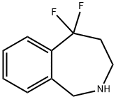 1H-2-Benzazepine, 5,5-difluoro-2,3,4,5-tetrahydro- Structure