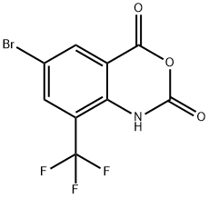 5-Bromo-3-(trifluoromethyl)isatoic anhydride Structure