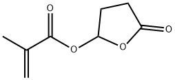 2-Propenoic acid, 2-methyl-, tetrahydro-5-oxo-2-furanyl ester Structure