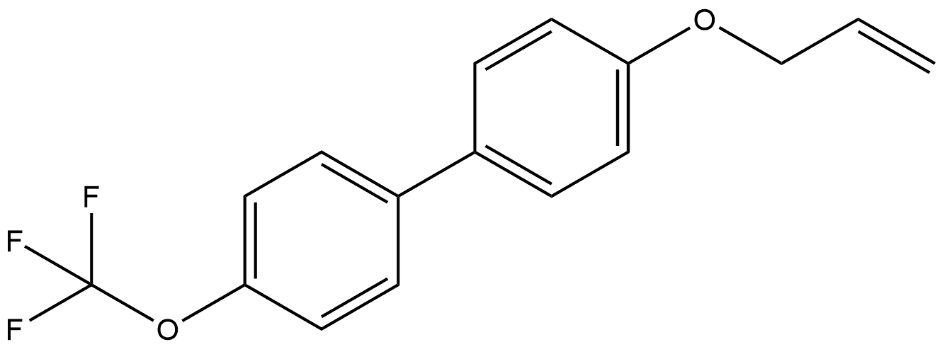 4-(2-Propen-1-yloxy)-4'-(trifluoromethoxy)-1,1'-biphenyl Structure