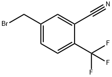 Benzonitrile, 5-(bromomethyl)-2-(trifluoromethyl)- Structure