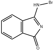 1H-Isoindol-1-one, 3-(bromoamino)- 구조식 이미지