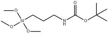 tert-Butyl (3-(trimethoxysilyl)propyl)carbamate 구조식 이미지