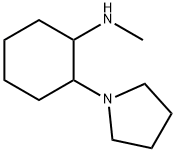 Cyclohexanamine, N-methyl-2-(1-pyrrolidinyl)- Structure