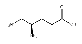 Pentanoic acid, 4,5-diamino-, (4R)- Structure