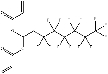 2-Propenoic acid, 3,3,4,4,5,5,6,6,7,7,8,8,8-tridecafluorooctylidene ester Structure