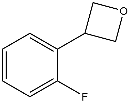 3-(2-Fluorophenyl)oxetane Structure