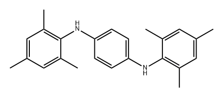 1,4-Benzenediamine, N1,N4-bis(2,4,6-trimethylphenyl)- Structure