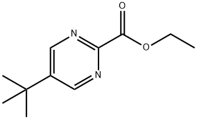 Ethyl 5-(tert-butyl)pyrimidine-2-carboxylate Structure