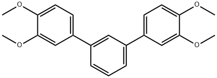 1,1':3',1''-Terphenyl, 3,3'',4,4''-tetramethoxy- 구조식 이미지