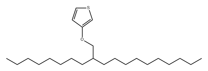 Thiophene, 3-[(2-octyldodecyl)oxy]- Structure
