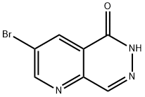 Pyrido[2,3-d]pyridazin-5(6H)-one, 3-bromo- Structure