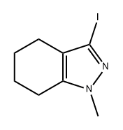 1H-Indazole, 4,5,6,7-tetrahydro-3-iodo-1-methyl- Structure