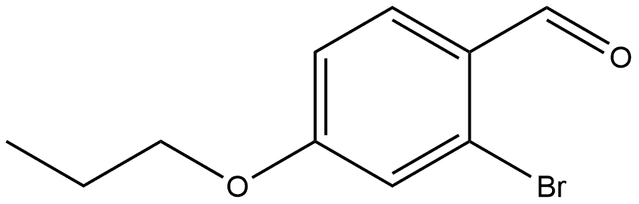 2-Bromo-4-propoxybenzaldehyde Structure