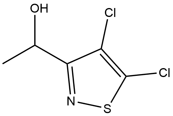 3-(1-hydroxyethyl)-4,5-dichloroisothiazole Structure