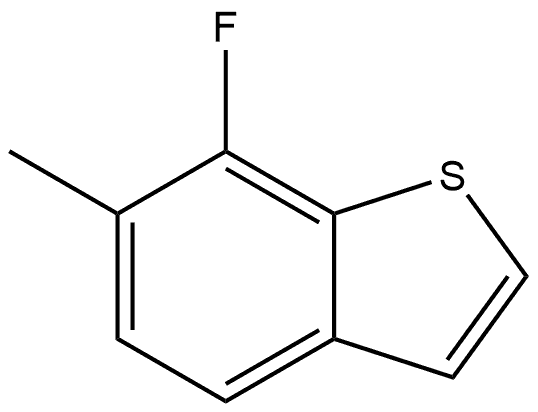 7-fluoro-6-methylbenzo[b]thiophene Structure