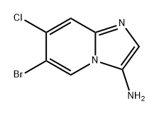 6-bromo-7-chloroimidazo[1,2-a]pyridin-3-amine Structure